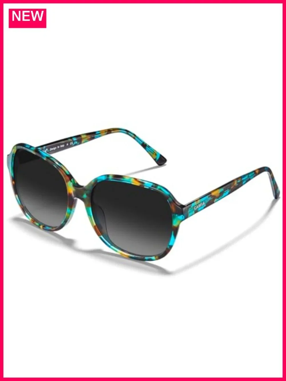 Retro Large Acetate Polarized Sunglasses